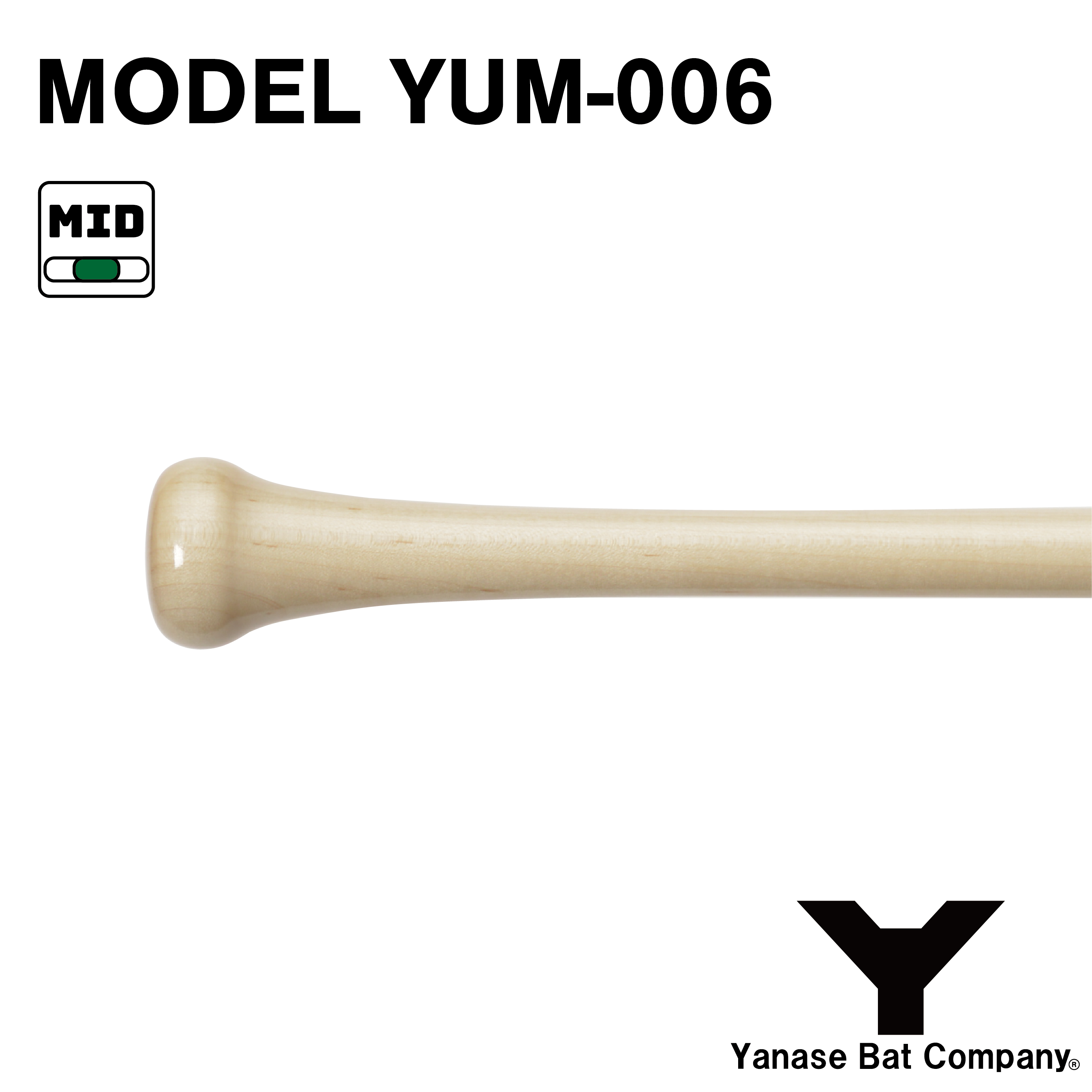 YANASE BAT COMPANY modelYUM-006 jamesjohnston.com