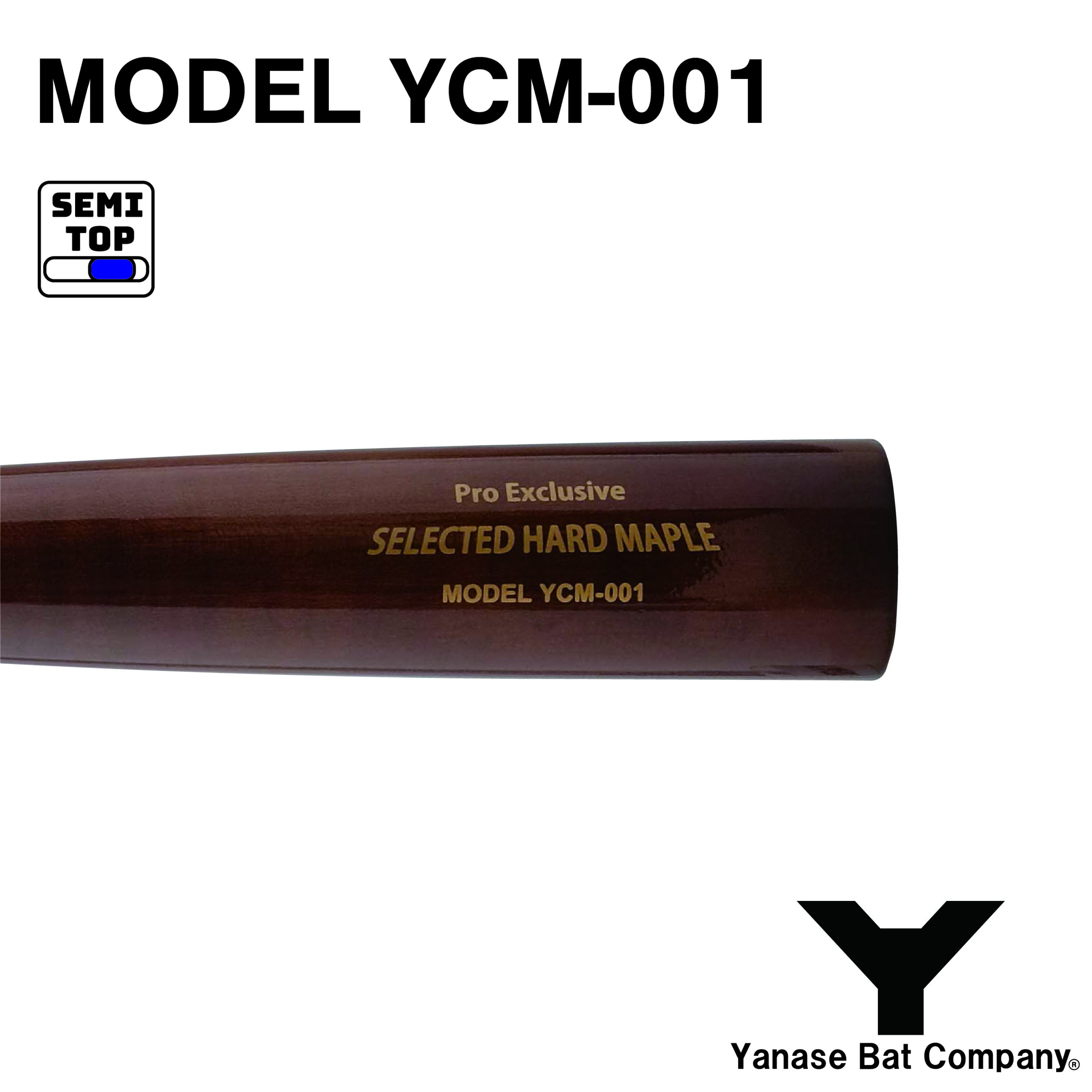 新発売 北米ハードメイプル ヤナセ 硬式木製バット YCM-001 野球
